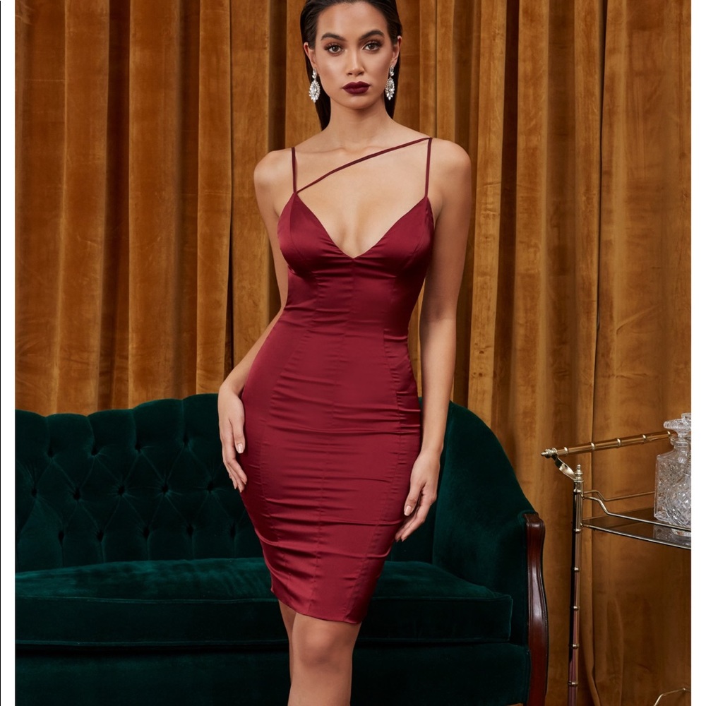 Oh Polly Satin Dress